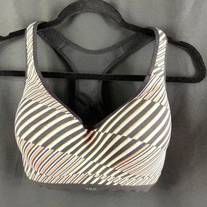 Victoria's Secret VSX Racerback Sports bra 32DDD Black and Orange